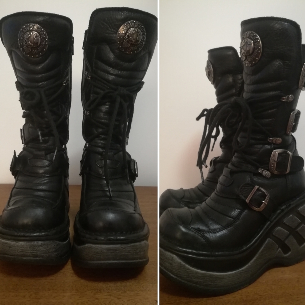New Rock Platform Boots size 36